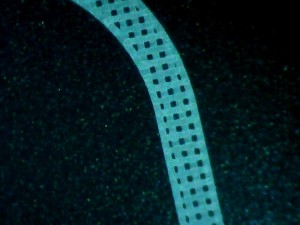 micrometer laser engraving